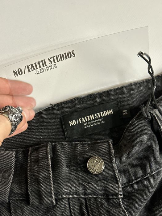 NFS NO FAITH STUDIOS bagge faded jeans opium archive джинсы