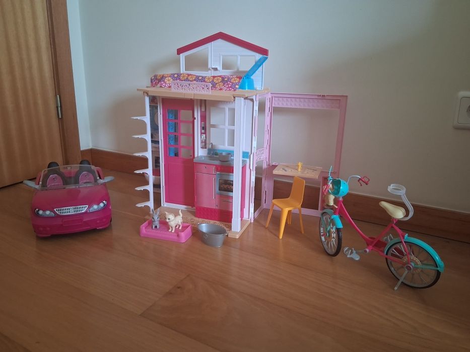 Casa + Carro + Bicicleta  _ BARBIE
