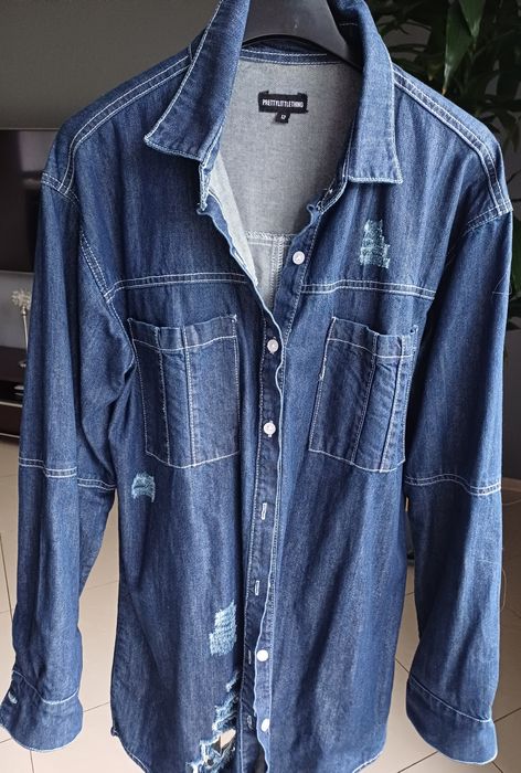 Kurtka jeansowa Pretty Littlething