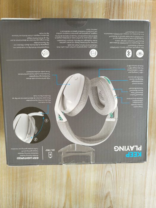 Słuchawki Logitech G321, białe