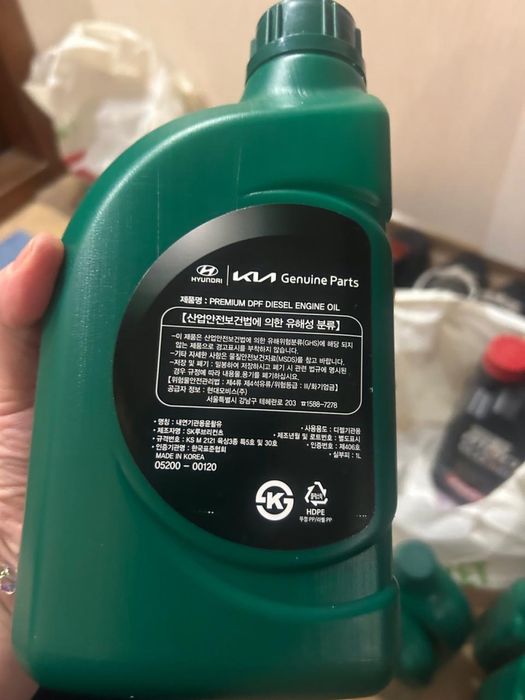 Масло Mobis hyundai kia Premium DPF 1L 520000120 , 6L 520000620