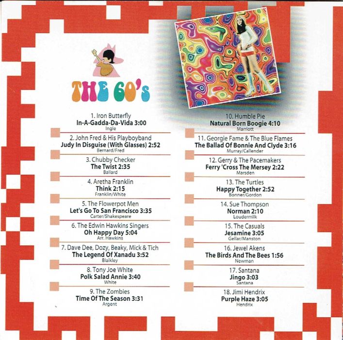 The 60's - CD - 1998 - made in Neterland - CD 1 - como NOVO