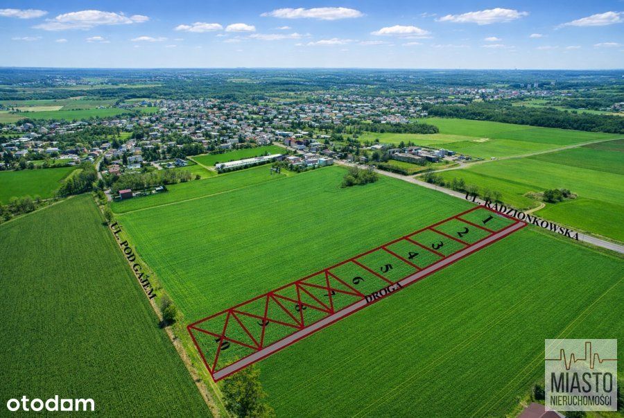 Uzbrojona działka 862,5 m² Kozłowa Góra - View 2