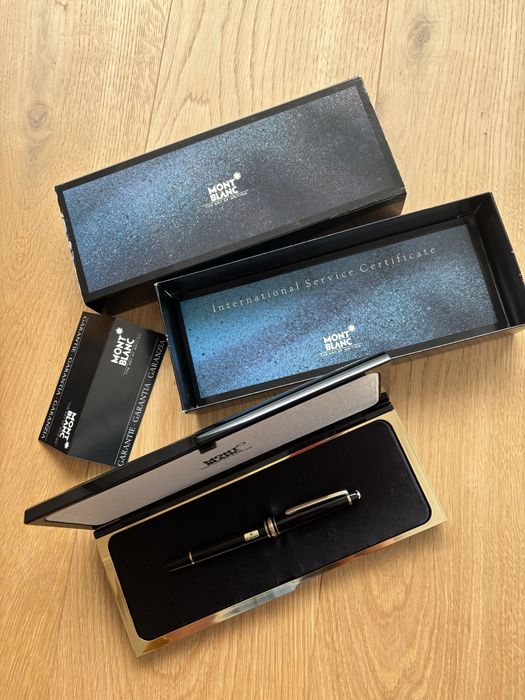 Caneta Montblanc Meisterstück Gold-Coated Fountain Pen