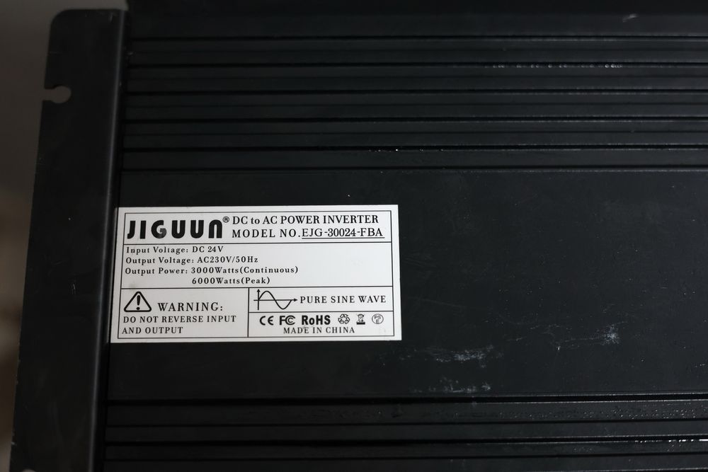 Інвертор 24V–220V 3000W | Чиста синусоїда | Стан ідеал