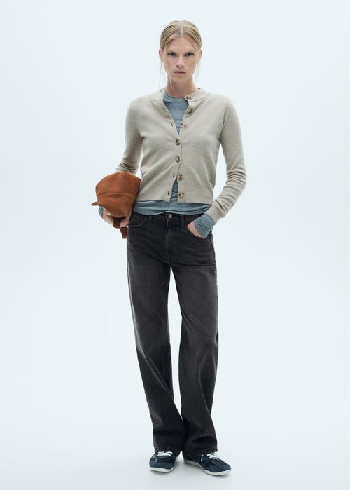 ДЖИНСИ ПРЯМОГО КРОЮ  mango miami streight wide leg 36