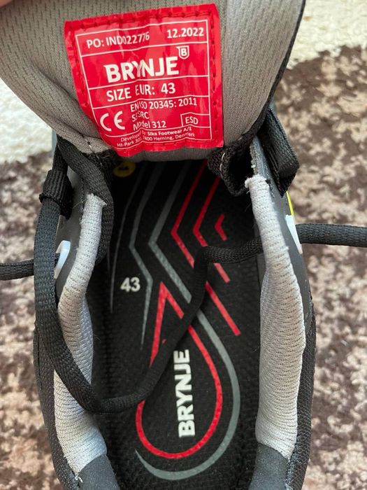 Датские ботинки BRYNJE рабочая обувь 43 размер