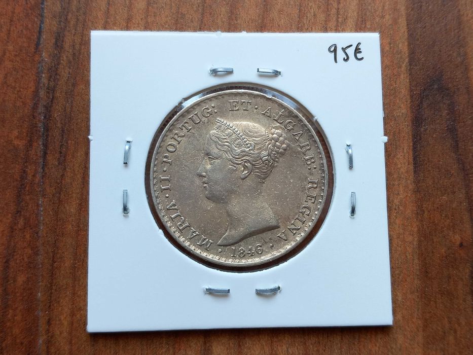 Moeda 500 Reis 1846 D. Maria II