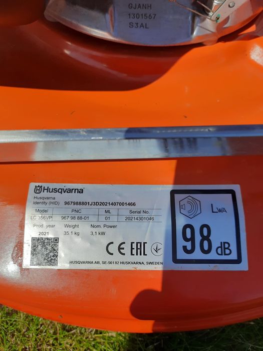 Sprzedam kosiarkę husqvarna LC356VP