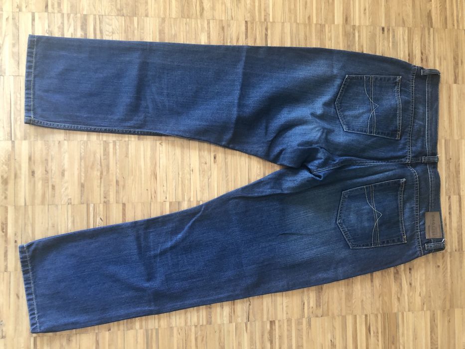 Duże granatowe jeansy 190cm