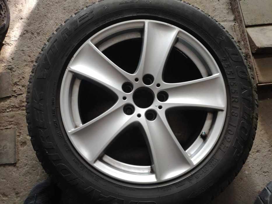 Диски BMW Х5   c зимней резиной DUNLOP  255/55 R18