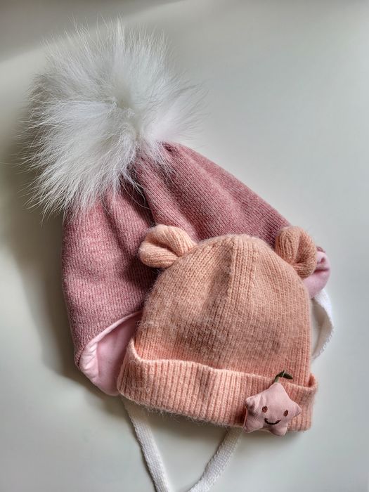 Шапки для дівчинки 48 розмір