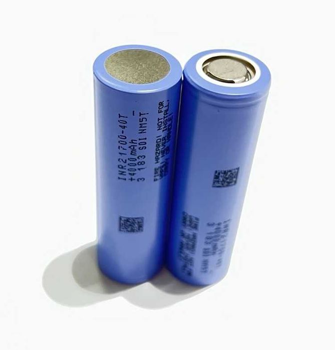Акумулятор високострумовий Samsung INR21700-40T 4000mAh Li-ion 2025р.