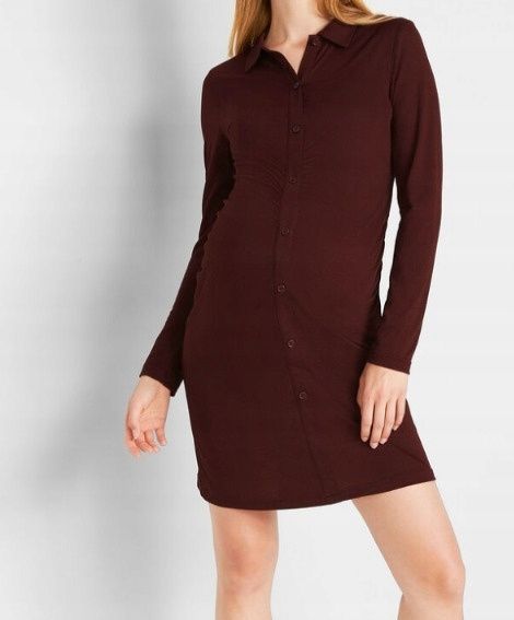 B.P.C sukienka ciążowa i do karmienia brąz 48/50.