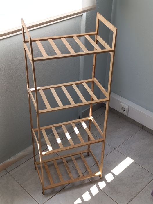 Estante de bambu - 37x22x98cm