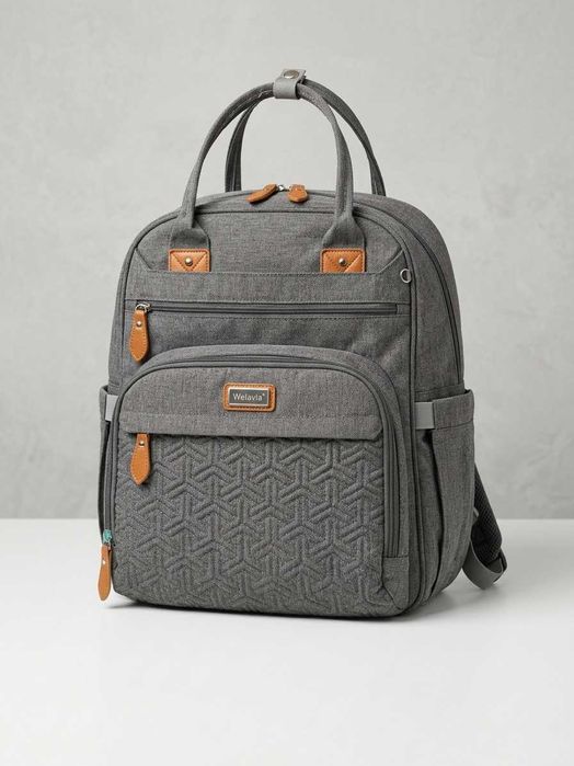 Mochila Welavila Cinzenta – Bebé, Muito Espaçosa - 15€