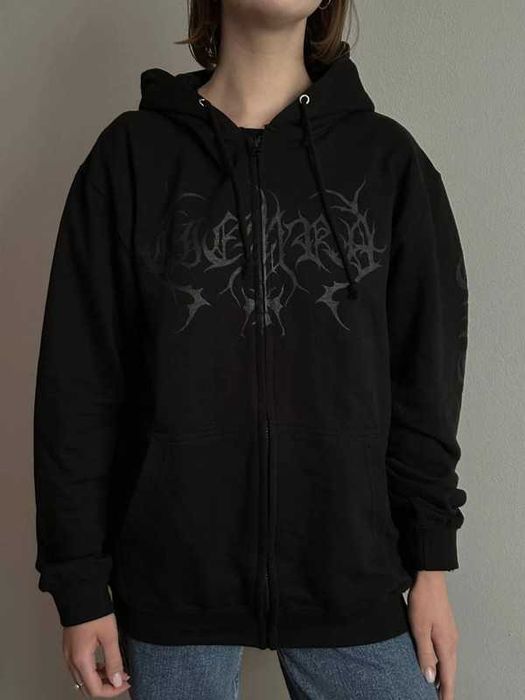 ciemra bluza z kapturem zip hoodier merch