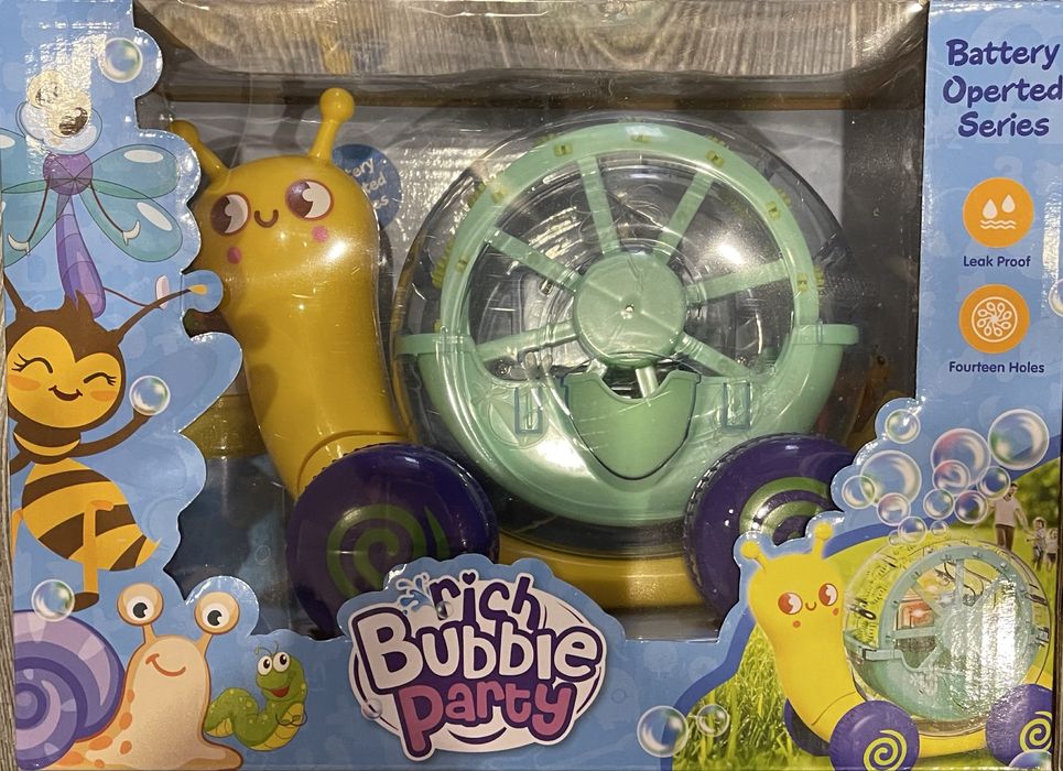 Нова іграшка равлик установка з мильними бульбашками