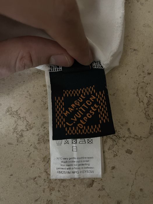 T-shirt branca Louis Vuitton