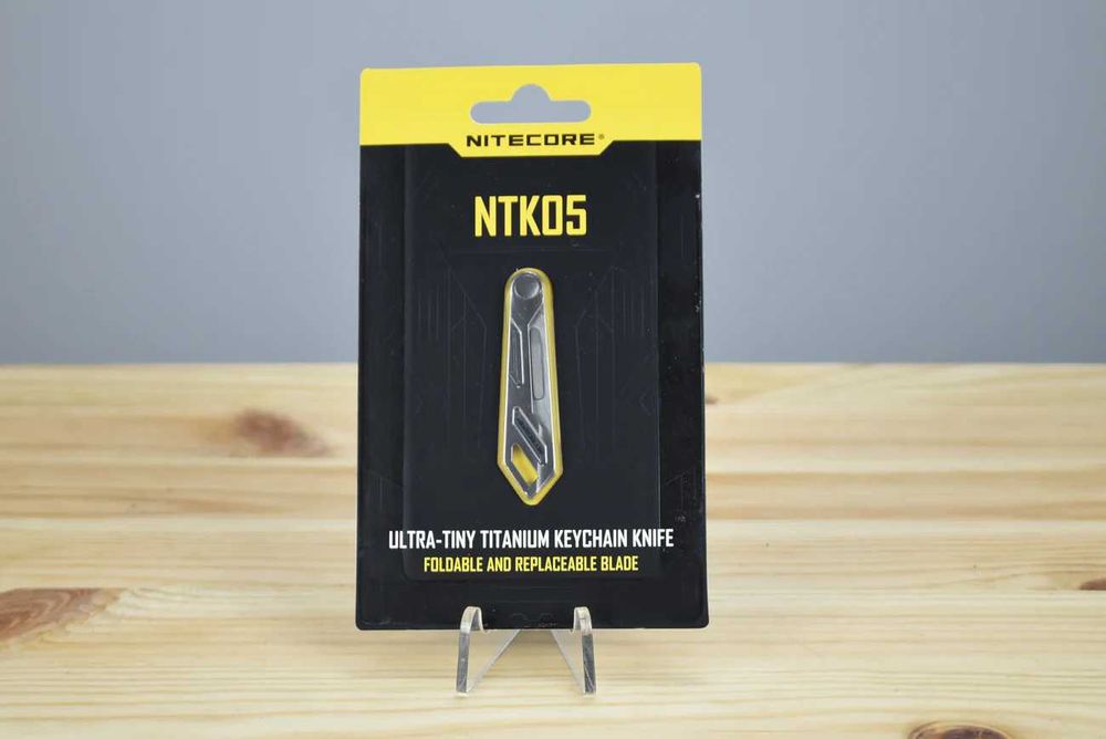 Nitecore NTK05 Ультратонкий Титановий Наключний Складний Ніж - Брелок