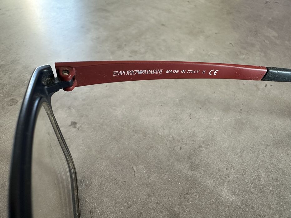 Oprawki korekcyjne Emporio Armani meskie z etui, pokrowcem