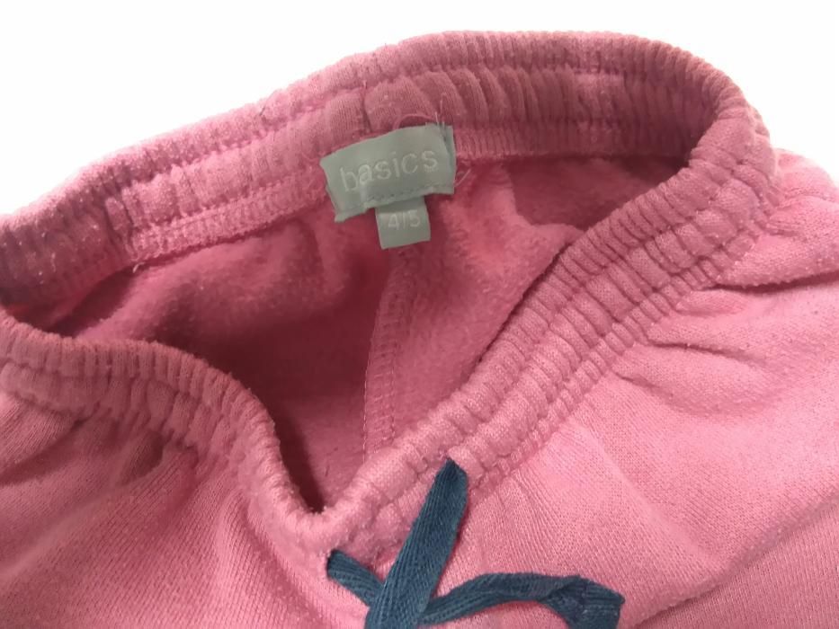 Calça fato treino rosa 4/5 anos