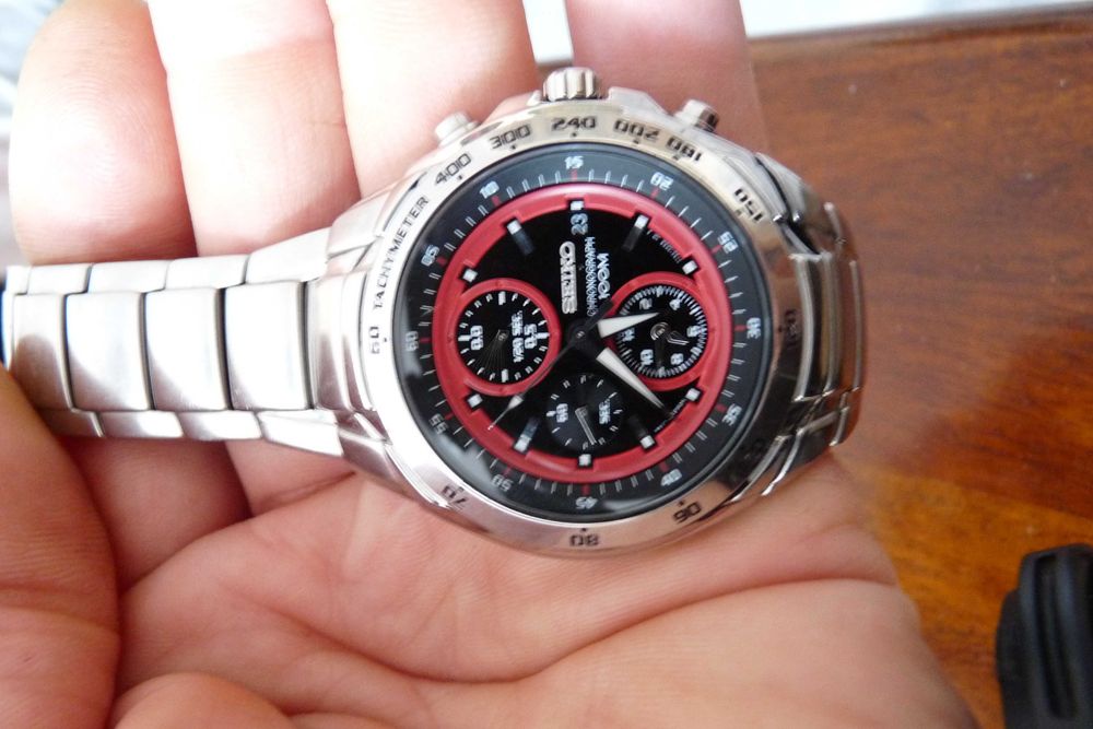 Zegarek męski SEIKO SND701P1 Honda racing, stan bdb+