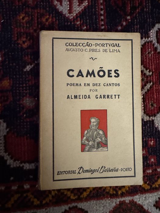 Livro Camões poema em dez cantos por Almeida Garrett