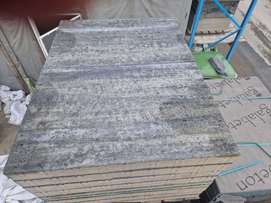 Płyta Tarasowa Trawertyn Black Shadow Babilon Kostka Brukowa Okazja !