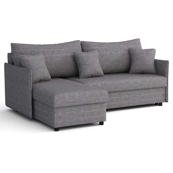 Narożnik rozkładany Młodzieżowy Wypoczynek Kanapa 2xpojemnik Sofa