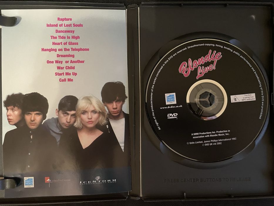 Koncert Blondie Live! - płyta DVD NOWA!