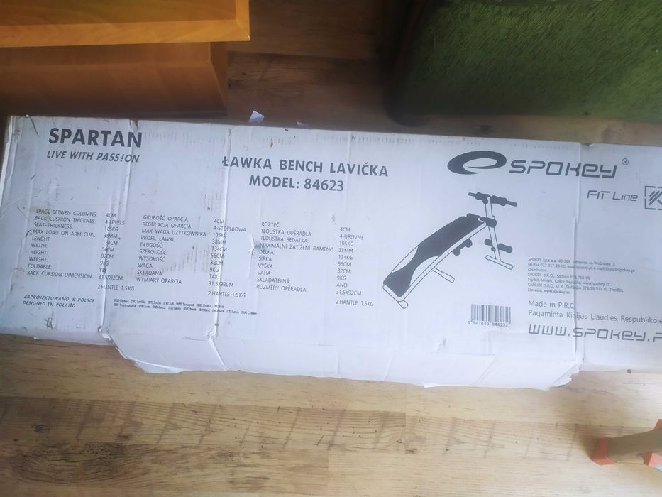 Nowa ławka skośna Spokey Spartan 84623 nieużywana kurier gratis 449,99