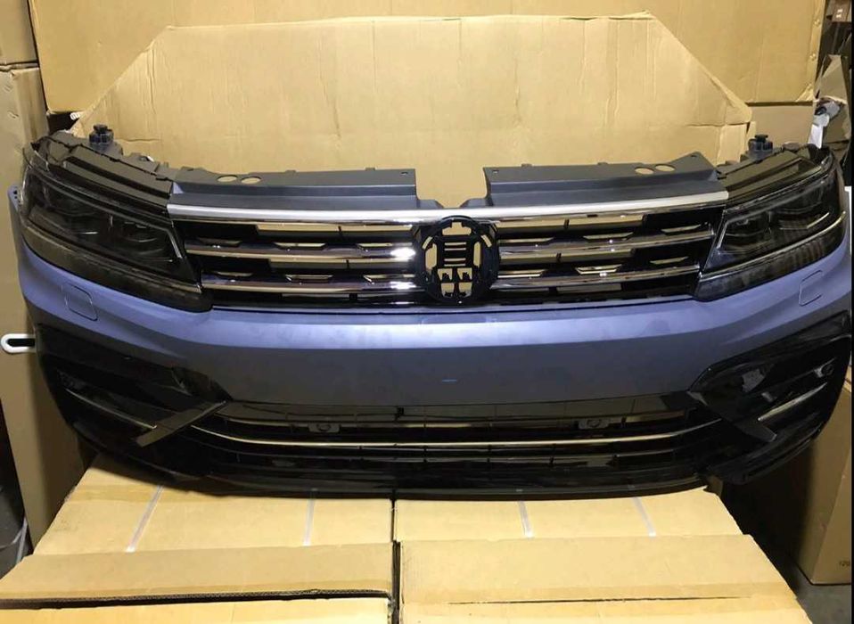 Бампер Volkswagen Tiguan R-Line 2017 2018 2019 2020 Фольцваген Тігуан ...