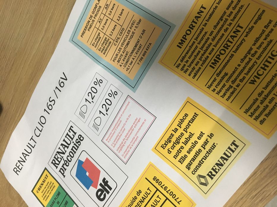 Autocolantes Grupo Renault