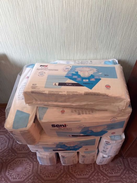 Підгузки для дорослих Seni Super large, розмір L, 30 штук в пачці