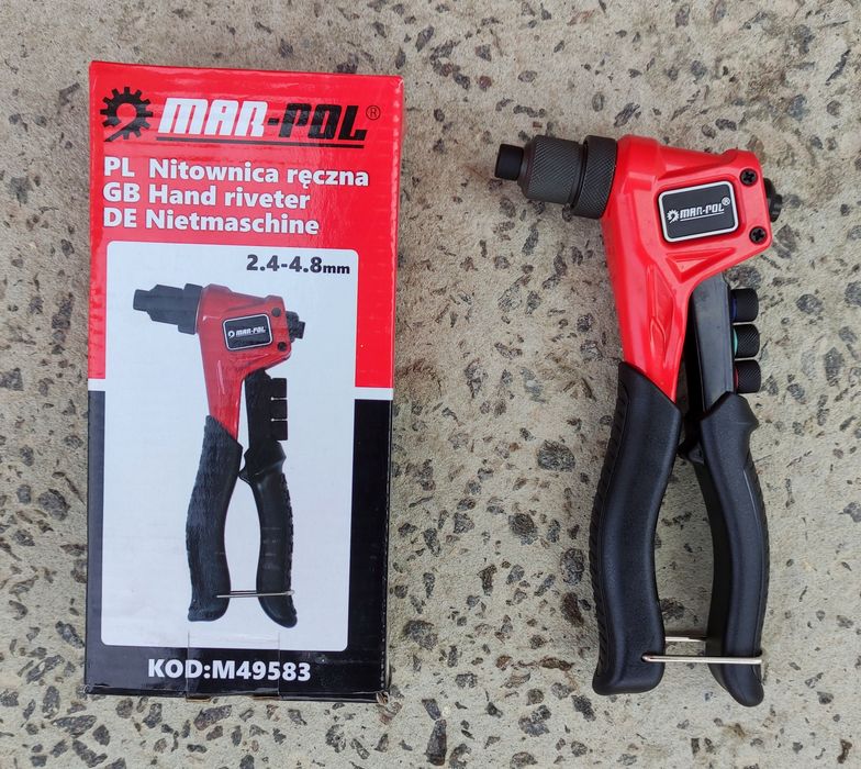Mar-pol M49583 пістолет заклепувальний заклепочний Польща професійний