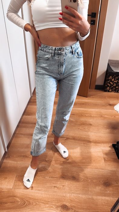 Jeansy zara rozmiar xs