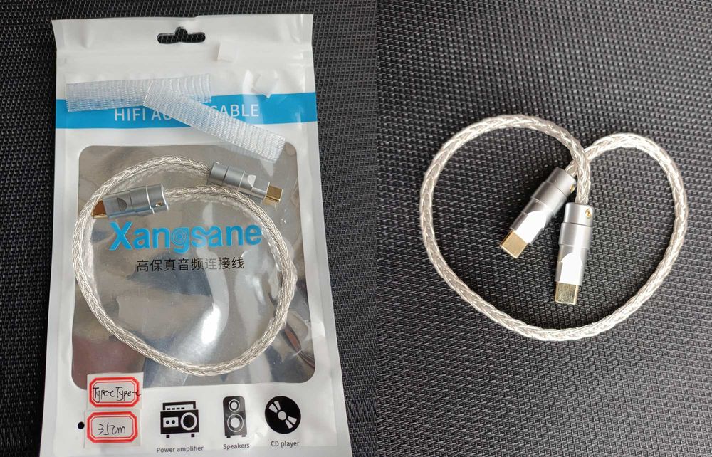 Кабель Xangsane Pure Silver XS-014 (Type-C to Type-C)