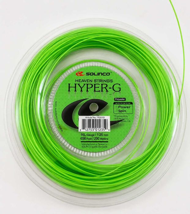 Strings Solinco HYPER-G (200m; 1,25mm)
