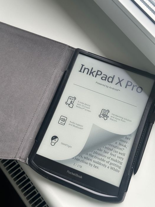 Електронна книга PocketBook 1040D InkPad X PRO Mist Grey