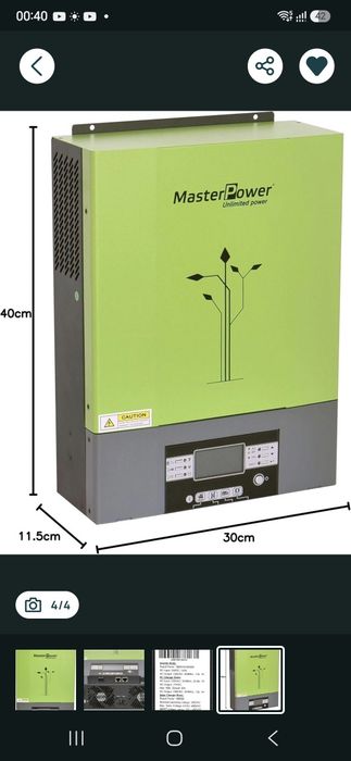 Гибридный инвертор MasterPower MF-OMEGA-UM3KV3