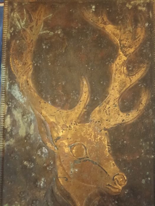 Картина.Художественная ковка.Олень.