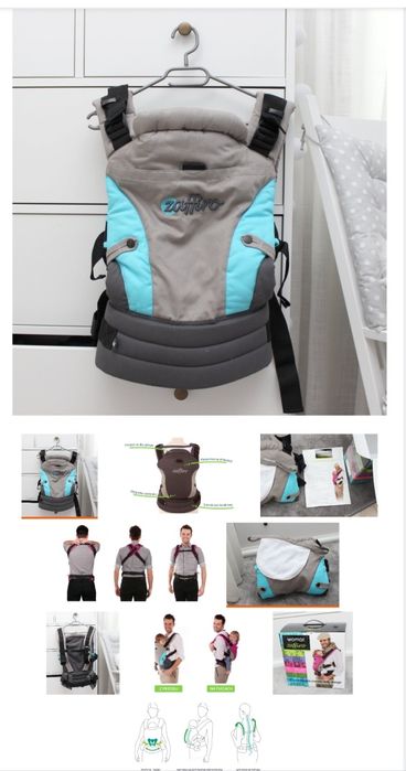 Nosidełko ergonomiczne womar zaffiro eco 2