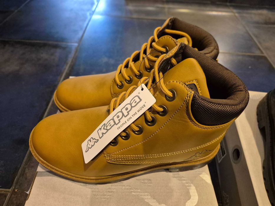 Nowe buty Kappa Logo Tennesee 2. Miodowe i brązowe.