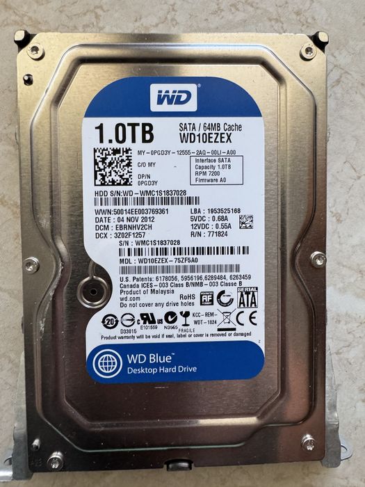 Dysk WD Blue 1 TB 3,5”