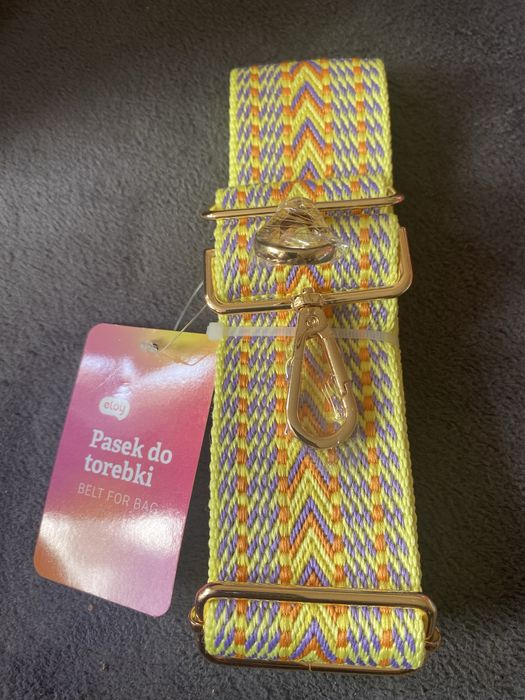Pasek żakardowy do torebki