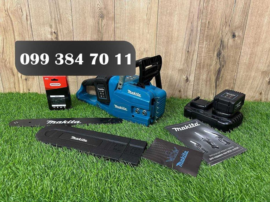 Аккумуляторная Цепная Пила Makita DUC355 BL Безщіткова має шину 35см