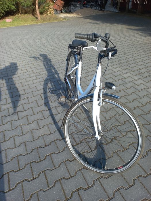 Rower damski biały