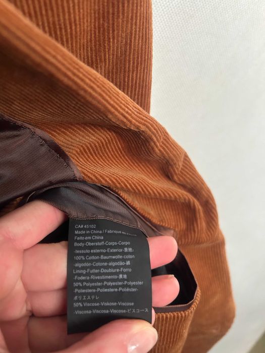 Scotch & Soda _ Sztruksowa brązowa marynarka L/50  _ Tailor-Made