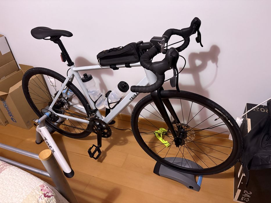Bicicleta Estrada + Garmin Flow Smart Tacx